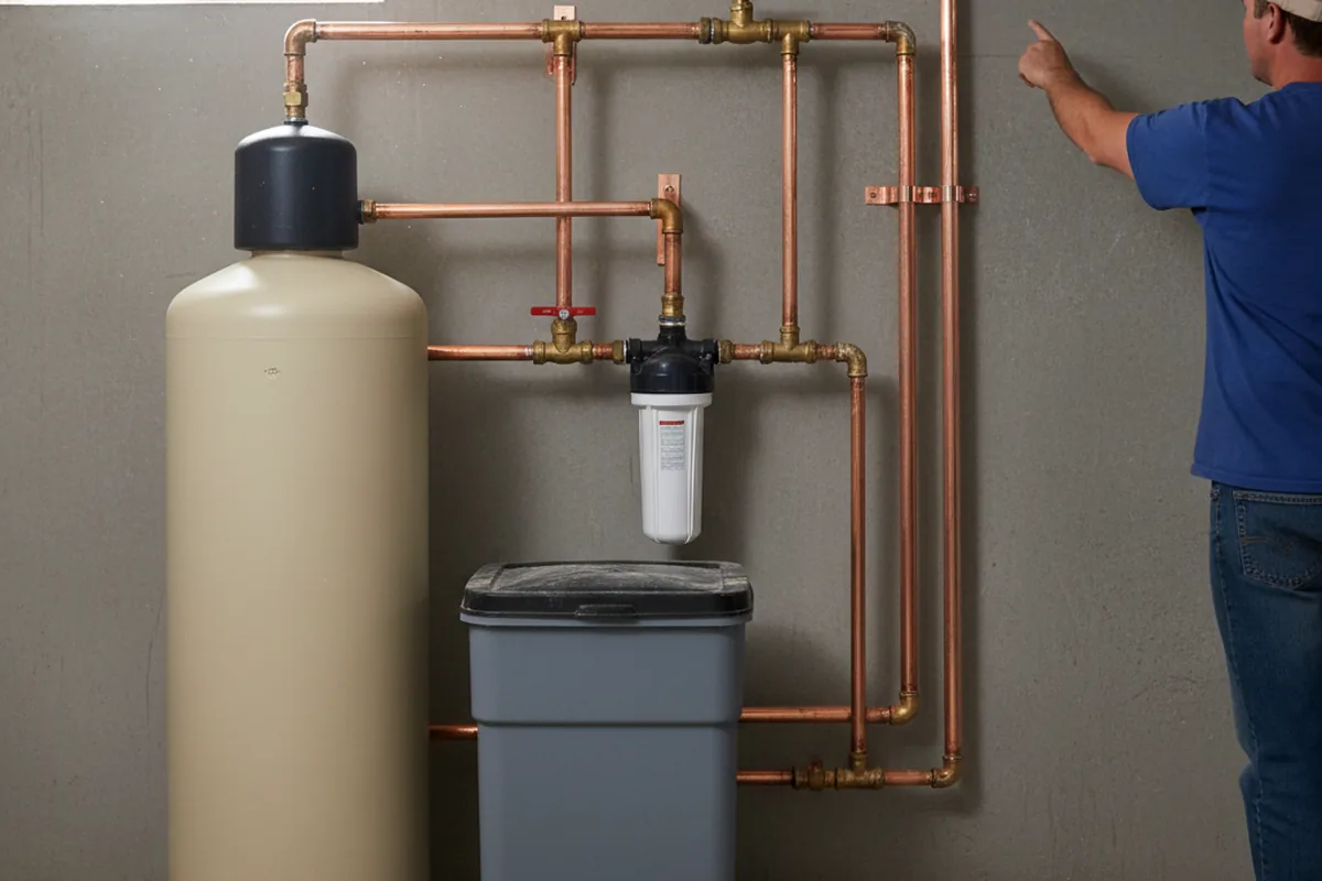 Whole-house water treatment system installed in Pomona Park